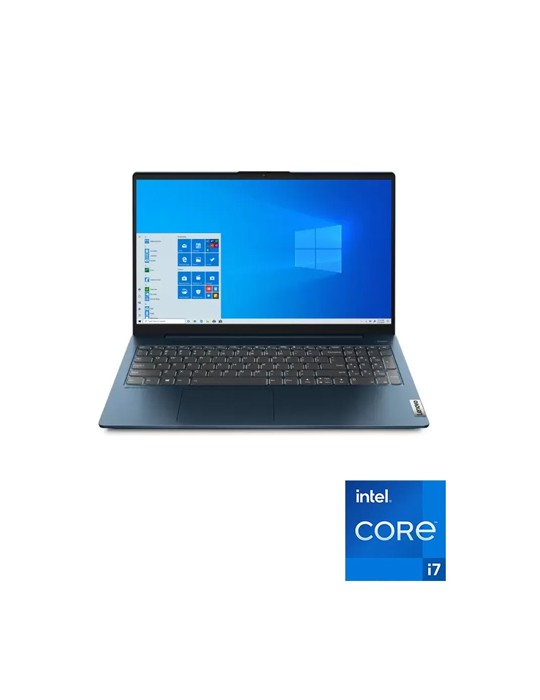  Laptop - Lenovo IdeaPad IP5 Core i7-1165G7-8GB-1TB-256GB SSD-Intel Iris Xe graphics-15.6 FHD-DOS-Abyss Blue