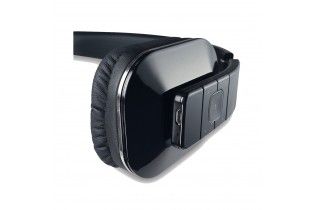  سماعات اذن - Headset Genius HS-970BT-WHITE-BLUETOOTH 4.0 WITH NFC-FOLDABLE DESIGN-DUAL DEVICE CONNECTION
