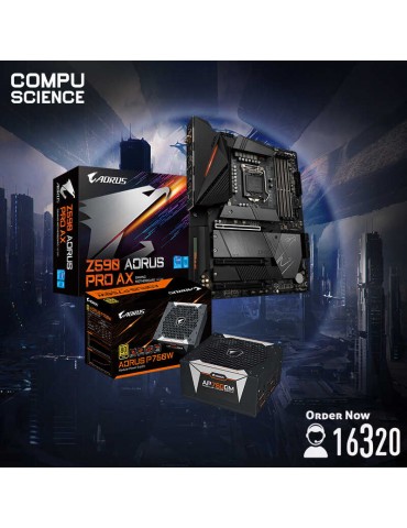 Bundle MB GIGABYTE™ Intel® Z590 AORUS Pro AX-Power Supply GIGABYTE™ AORUS AP750GM 750W 80+ Gold