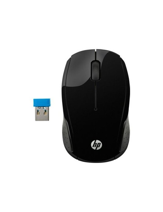  Mouse - HP Wireless Mouse 200 Black-X6W31AA
