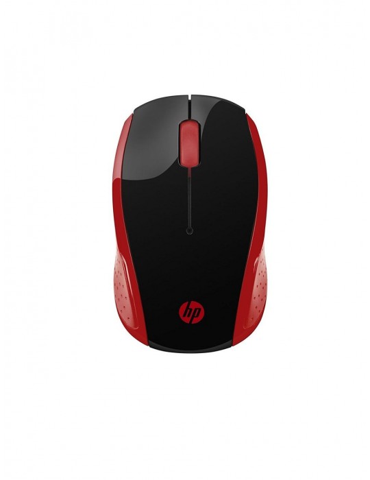  Mouse - HP 200 Wireless Mouse 2HU82AA Red