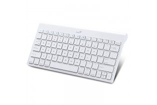 Keyboard & Mouse - KB Genius Luxepad 9000-Ultra-Thin Bluetooth-White Arabic