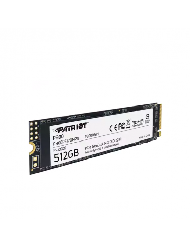SSD Patriot P300 NVMe 512 GB Gen3x4 2280
