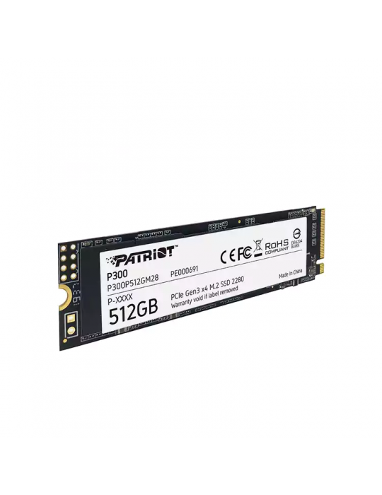  SSD - SSD Patriot P300 NVMe512TB Gen3x4 2280