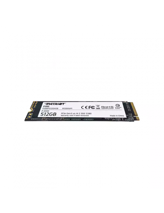  SSD - SSD Patriot P300 NVMe512TB Gen3x4 2280