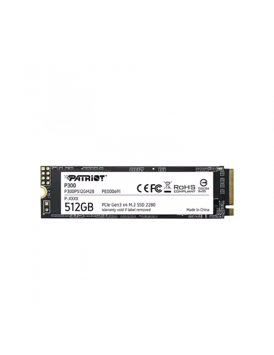 SSD - SSD Patriot P300 NVMe512TB Gen3x4 2280