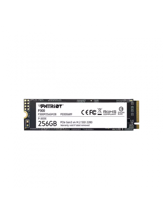  M.2 - SSD Patriot P300 NVMe 256 GB Gen3x4 2280