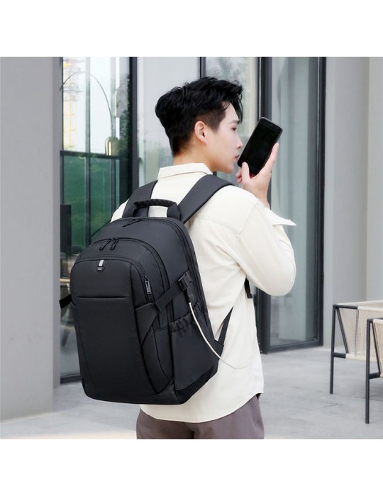  الصفحة الرئيسية - Rahala 2204 Laptop Backpack-17 inch-Black