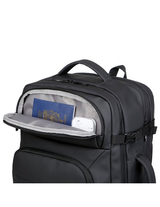  حقائب عالية الجوده - Rahala 2201 Laptop Backpack-17 Inch-Gray