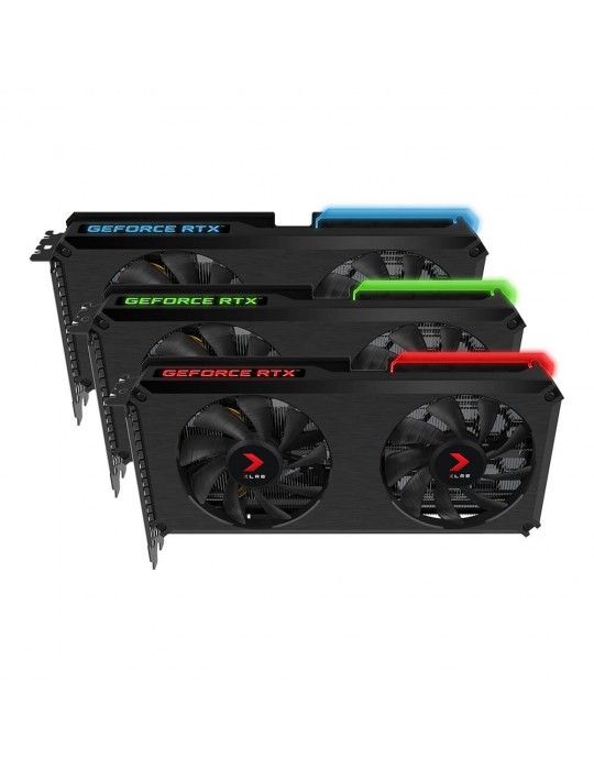  VGA - VGA PNY GeForce RTX™ 3060 Ti 8GB XLR8 Gaming REVEL EPIC-X RGB™ Dual Fan-LHR