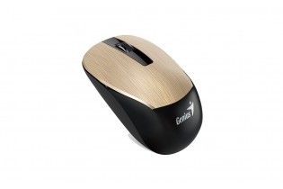  Mouse - Mouse Genius NX-7015-Blue Eye-Unified Receiver-Hairline Design 1600 DPI Gold