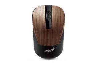  Mouse - Mouse Genius NX-7015-Blue Eye-Unified Receiver-Hairline Design 1600 DPI Brown