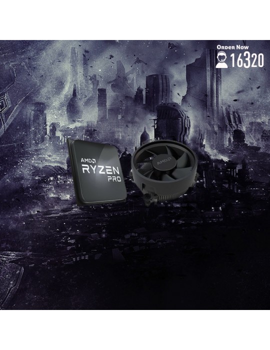  Gaming PC - Bundle Ryzen™ 5 PRO 4650G-B450M DS3H-16GB-2TB HDD-250 SSD-C200 Tempered GLASS-PSU P550B 550W 80+Bronze