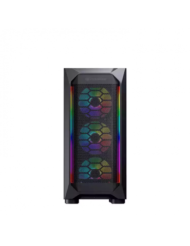 Case COUGAR MX410 Mesh-G RGB-Black