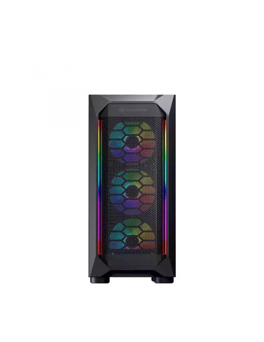 Computer Case - Case COUGAR MX410 Mesh-G RGB-Black