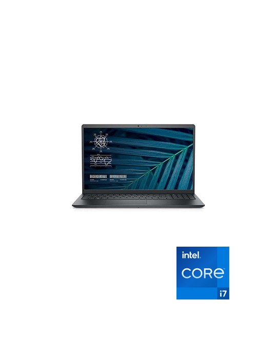  Laptop - DELL Vostro 3510 Core i7-1165G7-8GB-1TB-MX350-2GB GDDR5-15.6 FHD-DOS-Black