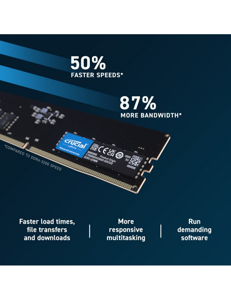 RAM Pc Portable DDR5 Maroc 4800Mhz