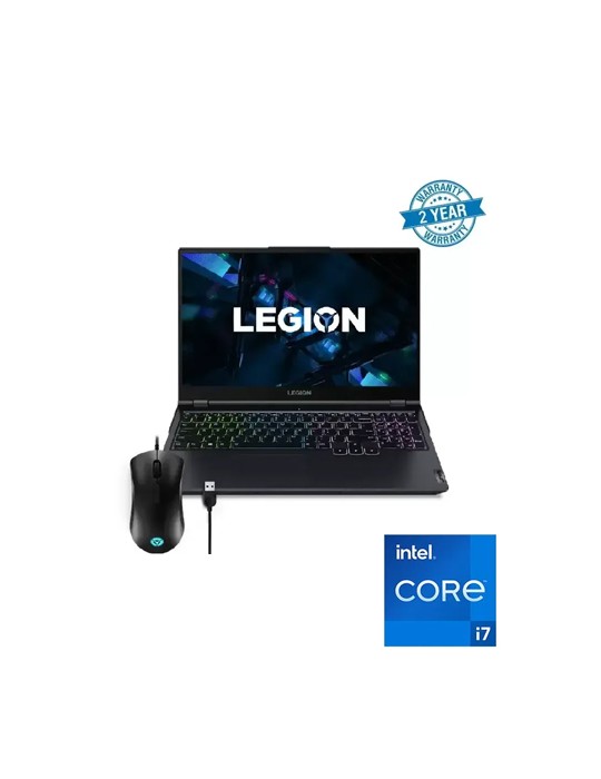  Laptop - Lenovo Legion 5 15ITH6H i7-11800H-16G-SSD 512GB-RTX3060-6G-15.6 FHD-IPS 165Hz-DOS-Phantom Blue