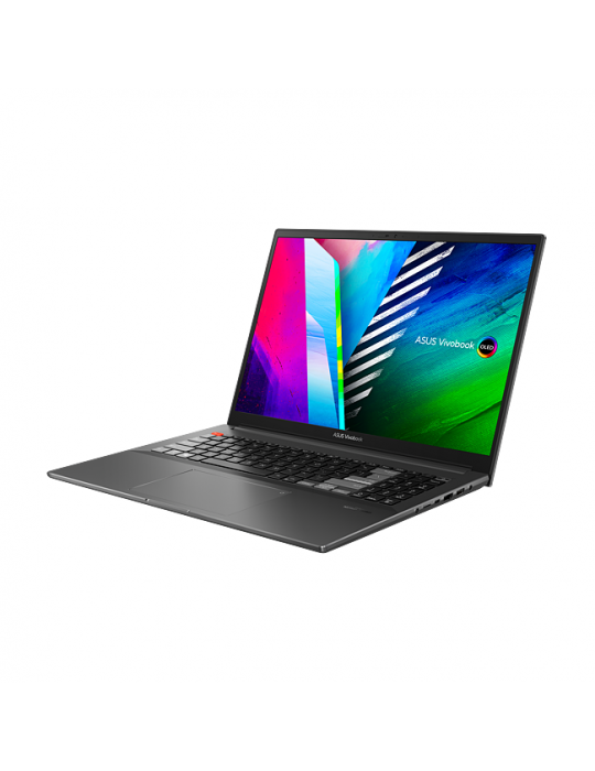  Laptop - ASUS Vivobook Pro 16X OLED N7600PC-OLED007W i7-11370H-16GB-SSD 1TB-RTX3050-4GB-16 inch 4K OLED-Win11-Grey Color