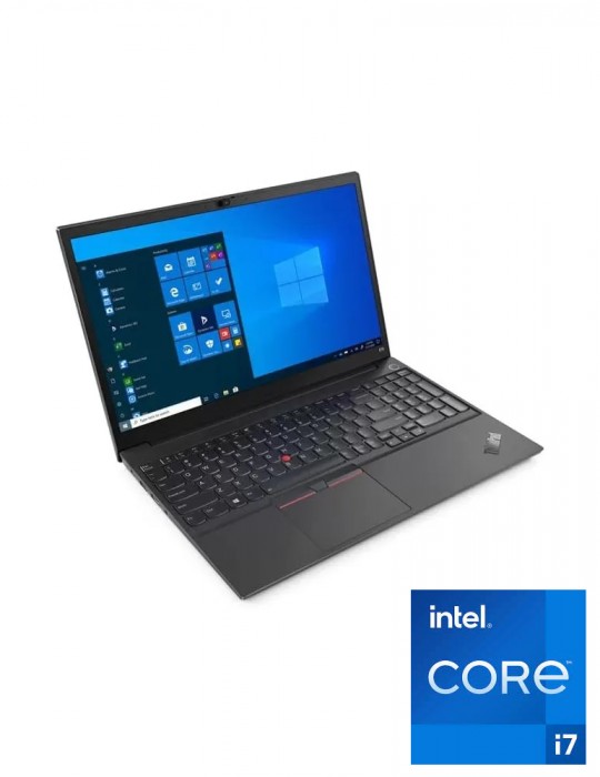  Laptop - Lenovo ThinkPad E15 Gen2 11th Intel Core i7-1165G7-8GB-512GB SSD-NVIDIA GeForce MX450 2GB-15.6FHD-DOS-BLACK