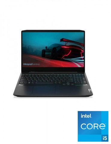 Lenovo IdeaPad Gaming 3 i5-11320H-8GB-SSD 512GB-RTX3050-4G-15.6 FHD-DOS-SHADOW Black