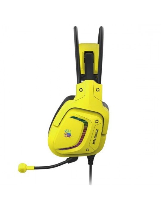 Headphones - Bloody G575 7.1 RGB USB-Punk Yellow