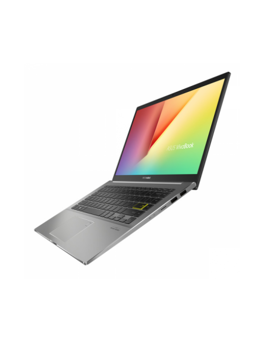  كمبيوتر محمول - ASUS VivoBook S14 S433 S433EQ-AM0R7W i7-1165G7-16GB-SSD512GB-MX350-4GB-14 inch FHD-Windows11-Transparent Silver