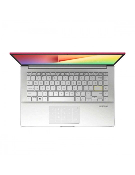  Laptop - ASUS VivoBook S14 S433 S433EQ-AM0R7W i7-1165G7-16GB-SSD512GB-MX350-4GB-14 inch FHD-Windows11-Transparent Silver