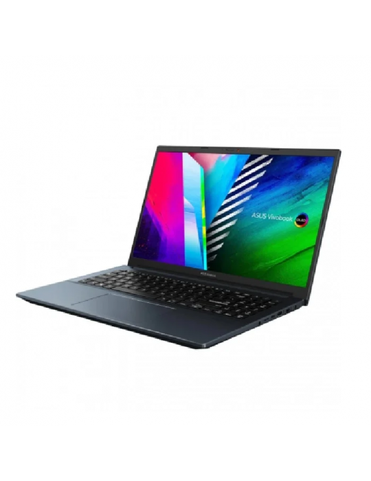  Laptop - ASUS Vivobook Pro 15 D3500QC-OLED007W AMD R7-5800H-16GB-SSD 512GB-RTX3050-4GB-15.6 FHD OLED-Win10-Quiet Blue