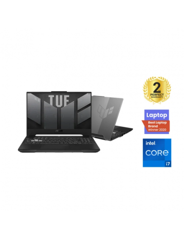 ASUS TUF Gaming F15 FX507ZM-HQ013W i7-12700H-16GB-SSD 1TB-RTX3060-6GB-15.6 Inch WQHD 165Hz-Win10-Mecha Gray