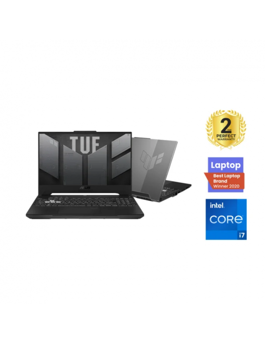  Laptop - ASUS TUF Gaming F15 FX507ZR-HQ003W i7-12700H-16GB-SSD 1TB-RTX3070-8GB-15.6 Inch WQHD 165Hz-Win10-Mecha Gray