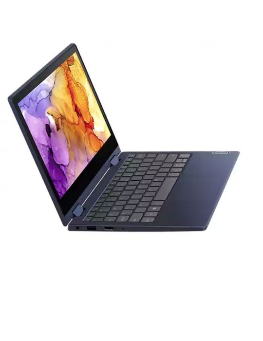  كمبيوتر محمول - Lenovo IdeaPad Flex 3 Athlon 3050U-4GB-SSD 128GB-AMD Radeon Graphics-11.6 FHD Touchscreen-Blue
