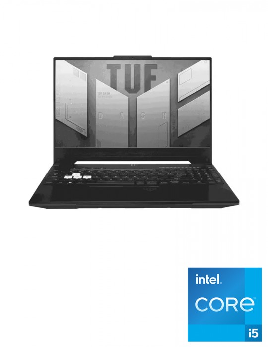  Laptop - ASUS TUF Dash F15 FX517ZC-HN051W i5-12450H-8GB-SSD 512GB-RTX3050-4GB-15.6 inch FHD 144Hz-Windows11-Off Black