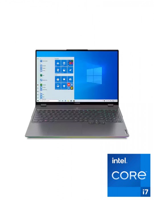  Laptop - Lenovo Legion 7 16ITHg6 Intel Core i7-11800H-16GB-SSD 1TB-RTX3070-8GB-16 WQXGA-Win11-Grey