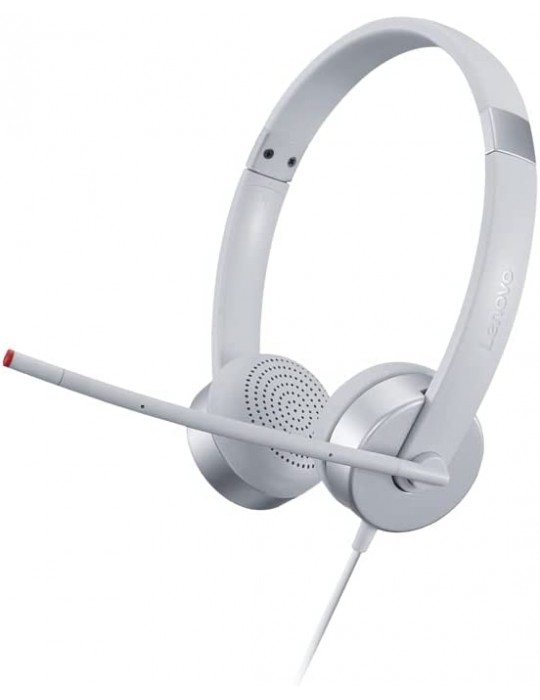  Headphones - Lenovo 100 Stereo Analog GXD1B60597-3.5mm Silver