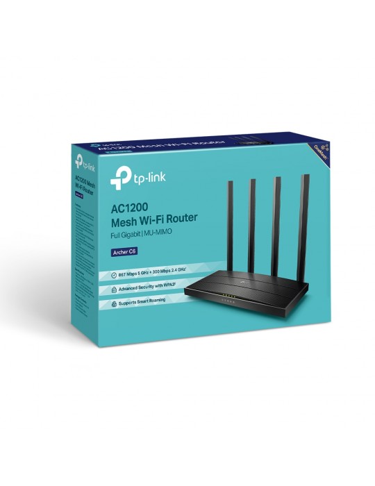  Networking - TPlink AC1200 Wireless MU-MIMO Gigabit Router Archer C6