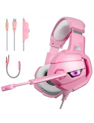 ONIKUMA K5-USB-3.5mm-Pink