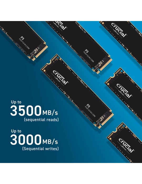  M.2 - SSD Crucial 2TB P3 PCIe 3.0 NVME