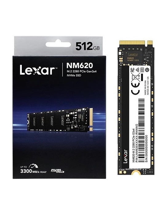M.2 - SSD Lexar 512GB M.2-LNM620 NVMe