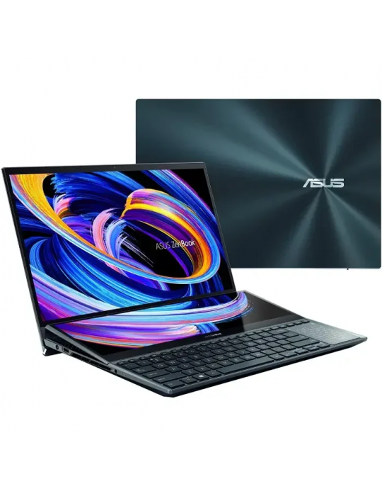  Home - ASUS ZenBook DUO UX482EG-HY007W i7-1165G7-16GB-SSD 1TB-MX450-2GB-14 FHD Touch-Win11-Celestial Blue-Sleeve-Stylus pen fre