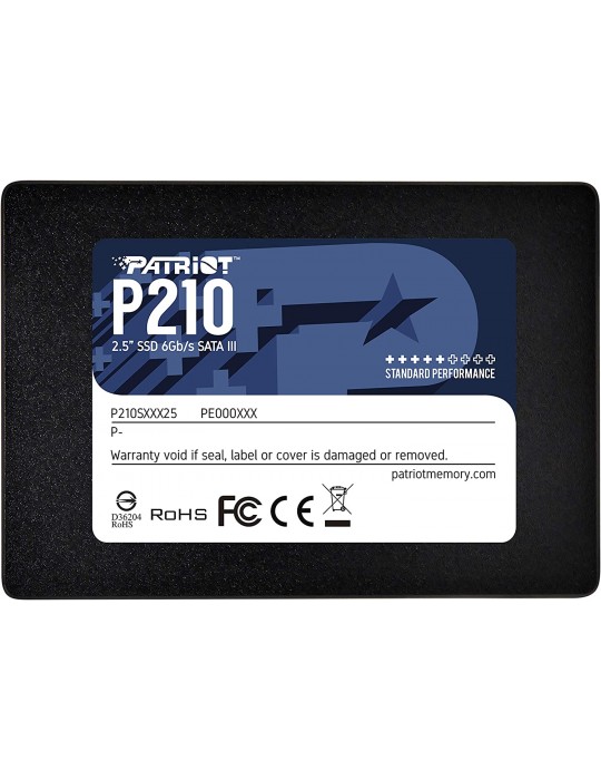 SSD - SSD Patriot P210 256GB 2.5 SATAIII