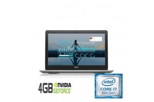  Laptop - Dell Inspiron N 5583 Intel Core i7-8565U-16GB RAM DDR4-2TB HDD-DVD-VGA NVidia MX130 4GB-15.6" FHD-DOS-Silver