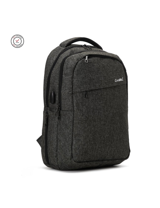  Carry Case - CoolBell CB-7010 Laptop Backpack-15.6 Inch-Black