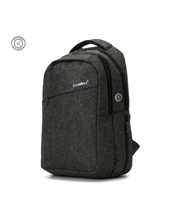  Carry Case - CoolBell CB-7010 Laptop Backpack-15.6 Inch-Black