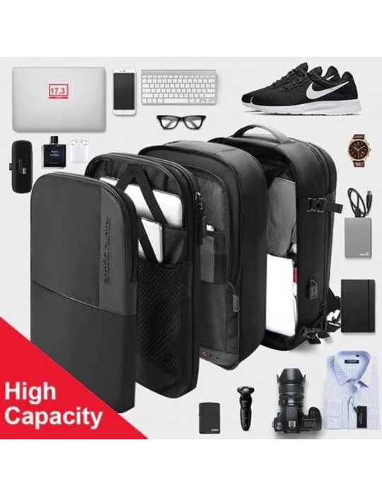  حقائب عالية الجوده - ARCTIC HUNTER B00382 Laptop Backpack-15.6 Inch-Black