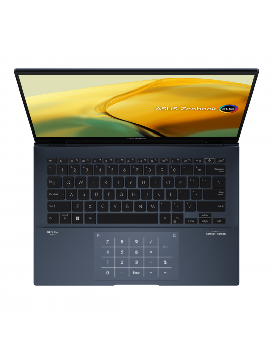  Laptop - ASUS ZenBook Flip 14 UX3402ZA-OLED007W i7-1260P-16GB DDR5-SSD 1TB-Intel Iris Xe-14 inch 2.8K UHD OLED Touch Screen-Win