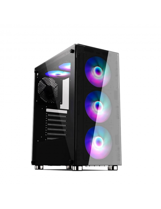 Computer Case - Case ARKTEK G-13 ENTRY GAMING-4 Fan ARGB-PSU 500W EU