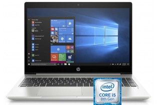  كمبيوتر محمول - HP ProBook 450-G6 Intel Core i5-8265U-8GB RAM-1TB HDD- NVIDIA MX130-2GB-FPR-15.6”HD-Dos-Silver