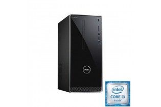  كمبيوتر مكتبى - Desktop Dell Inspiron 3668-intel Core i3-7100-4GB DDR4-1TB HDD-Nvidia GT 710 2G-DOS-Black