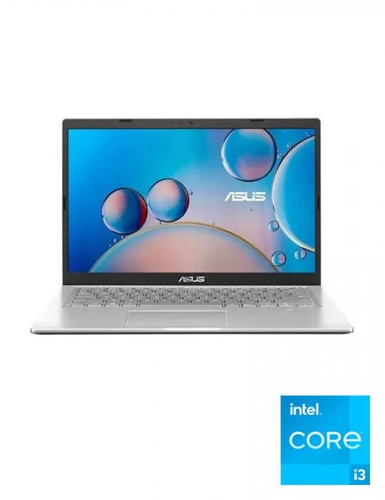  Laptop - ASUS Laptop X415EA-BL003W i3-1115G4-4GB-SSD 256GB-Intel® UHD Graphics-14 inch FHD-Windows11-Transparent Silver